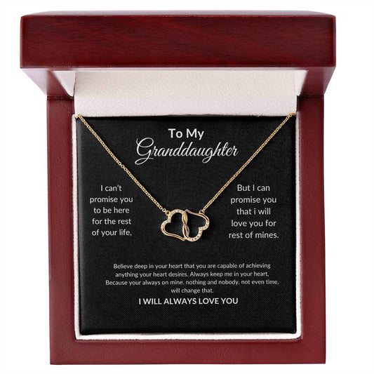 To My Granddaughter Necklace: Great for Christmas, Birthday, and Mothers Day.